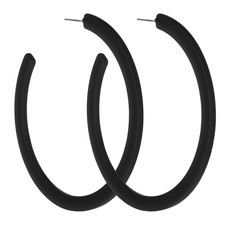 Black Hoop Earrings Retro Neon Black Dangle Earrings 80s 90s Earrings for Women