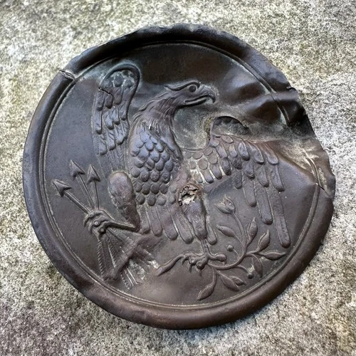 ORIGINAL Civil War Dug US Eagle Breast Plate For Cartridge Box Sling