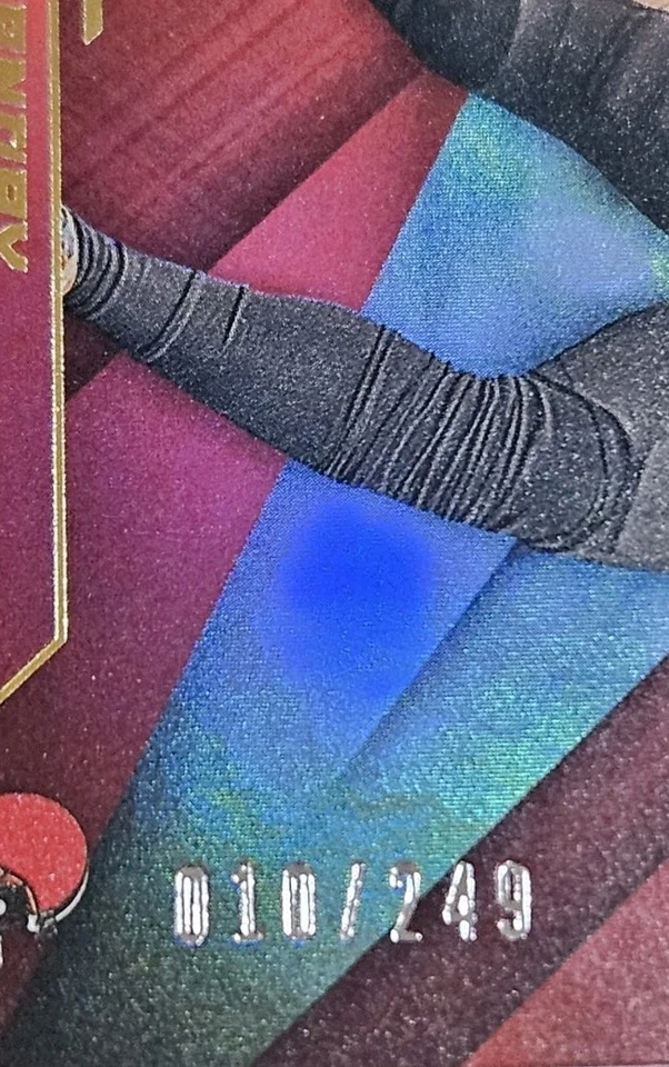 2019 Panini XR Red 010/249 Jarvis Landry #80 - Image 3 of 3