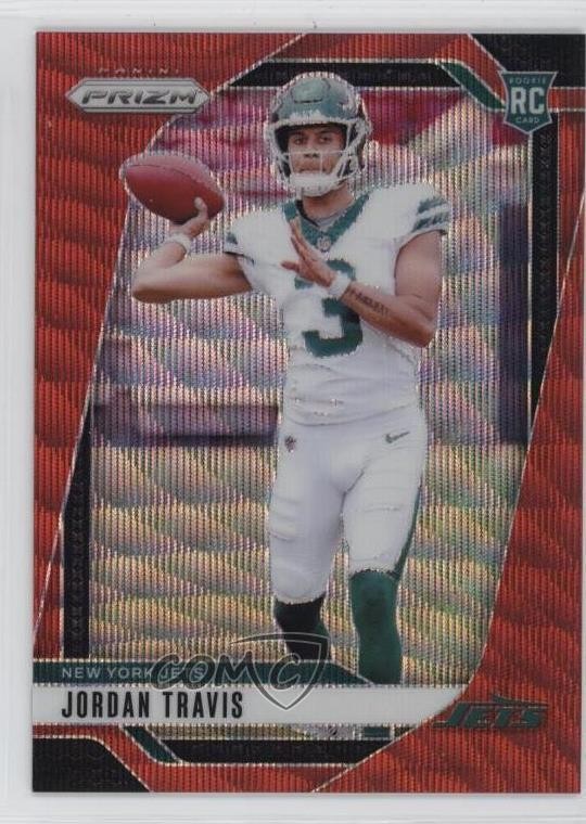 2024 Panini Prizm Rookies Red Wave 92/149 Jordan Travis #359 Rookie RC 1cw4