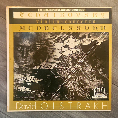 TAP Records David Oistrakh Tchaikovsky Violin-Concerto/Mendelssohn LP Hi-Fi