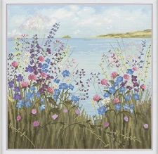 Counted cross stitch kit DIY unprinted canvas Meadow Mysteries 3 Needlework 024