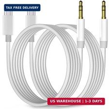 Aux to USB C, USB C to 3.5mm Audio Aux Jack Cable 3.3ft 2-Pack , Type C to 3.5m