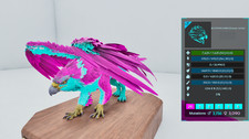🔥ARK Survival Ascended OFFICIAL PVE - PAIR ADULT DINOS COTTON CANDY TOP STATS
