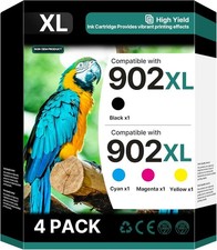 902XL Ink Cartridges HP Printers High Yield Replacement HP 902XL Ink Cartridges