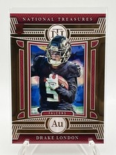 2022 Panini National Treasures Treasure Hunt Drake London Gold /10 1g 24kt Gold