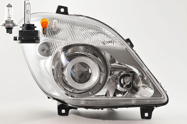 Scheinwerfer Xenon Passend FüR Mercedes Sprinter 906 06-13 Rechts + Leuchtmittel-image