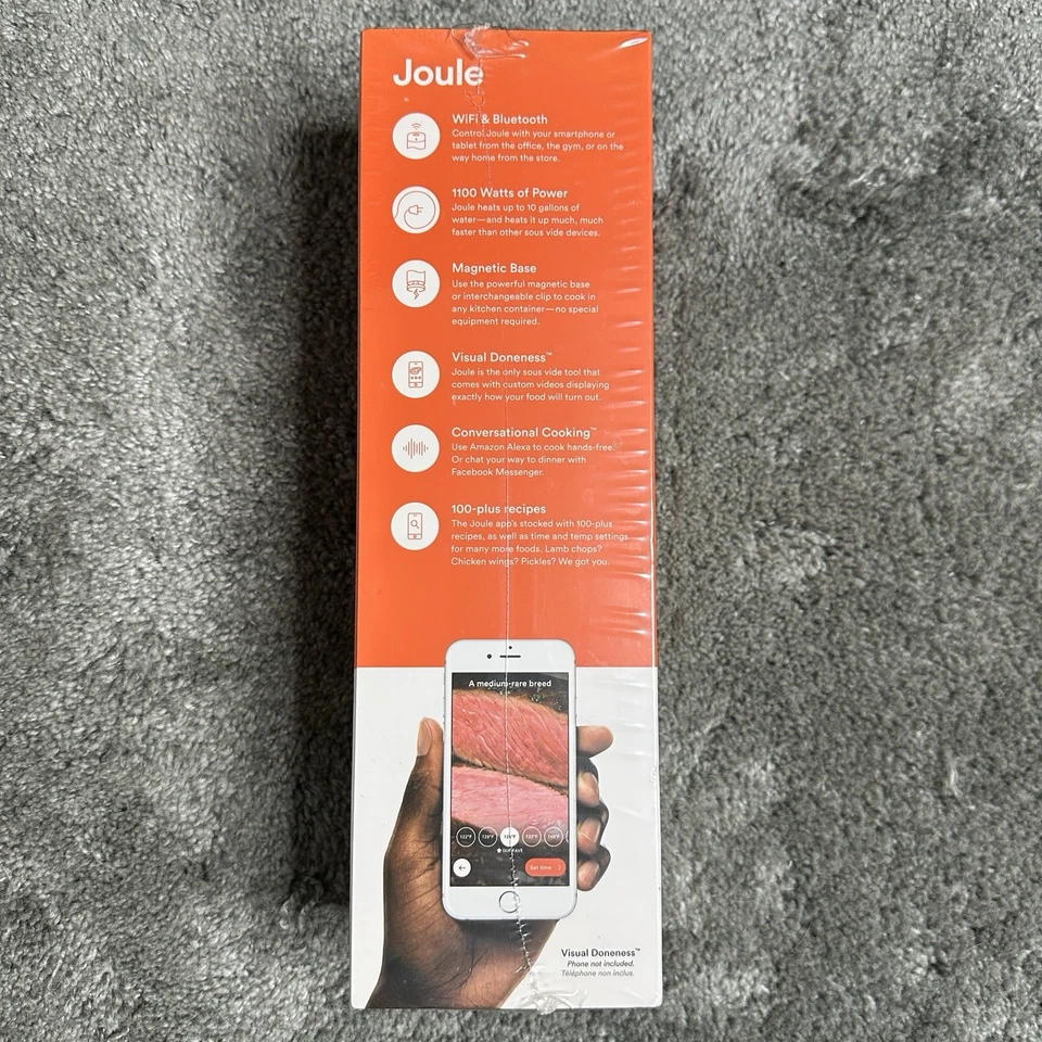 Joule Sous Vide de ChefSteps WiFi Bluetooth Cocina de inmersión lenta 1100 vatios NUEVO Foto 3 de 4