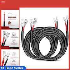 Wiring Harness Extension Kit 16 AWG 10 Feet 2 Pack LED Light Bar Off Road 12V