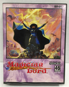 Magician Lord NEO GEO AES Case & Game US VERSION Neogeo SNK - TESTED & WORKING
