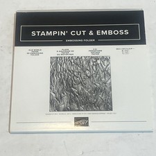 Stampin' Up Old World Paper 6x6 3D Embossing Folder Distressed Background Design