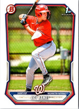 COY JAMES NATIONALS RC 1st card  2026 BOWMAN PROSPECTS #BP-33