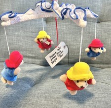 Paddington Bear Vtg 80s Nursery Musical Mobile Eden Nursery Mobile