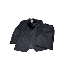 Jos A Bank Signature Gold Mens Wool Black Tuxedo Suit 3-Piece 48 Long 41Wx31L