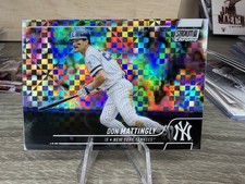 2022 #141 Don Mattingly Topps Stadium Club Chrome X-Fractor Yankees Very Clean