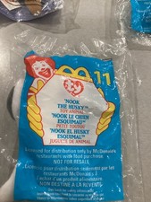 Vintage 1999 McDonald  s TY Beanie Baby Nook The Husky 11 In Sealed Package