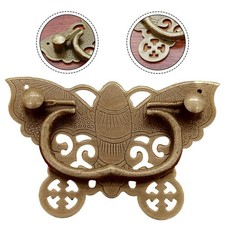 Maniglia a forma di farfalla per cassetto per mobili con finitura bronzo antico