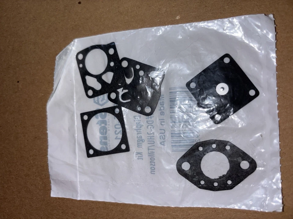 Комплект прокладок и диафрагм карбюратора Tillotson DG -2HU DG2HU - Изображение 3 из 4