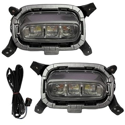 Fog Lamp Set For KIA Seltos Ice Cube Type LED With Complete Kit (PAIR) 2019-2023