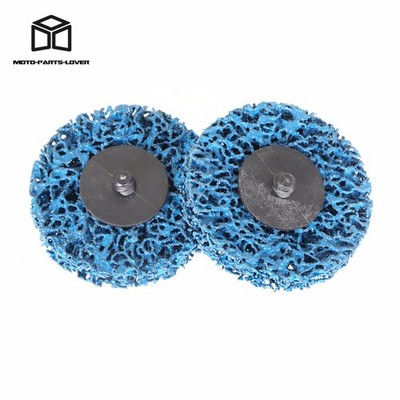25 Pack 3 Inch Quick Change Easy Strip & Clean Discs For Paint Rust Blue