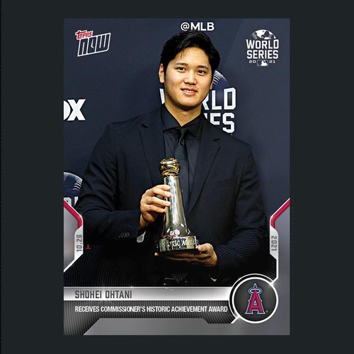 Shohei Ohtani - 2021 MLB Topps Now Card 1010 - Print Run: 5,028 Angels