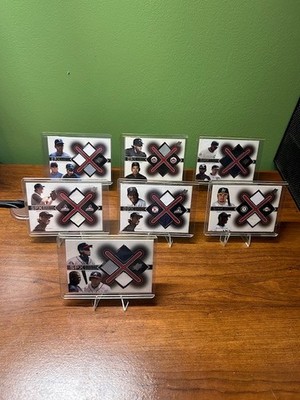 7 Card Lot - 2001 SPx - Winning Materials **Game Used Jersey Combo** Bonds Arod+