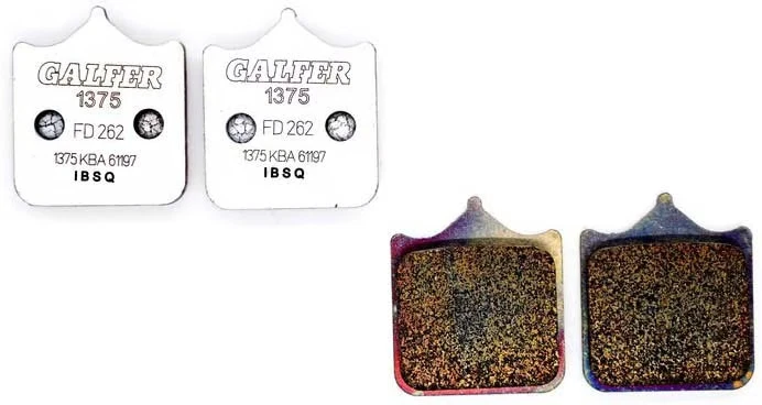 Pastillas de freno sinterizadas Galfer Brakes FD262G1375 HH bronce 20-6565 1722-0810 Foto 4 de 4