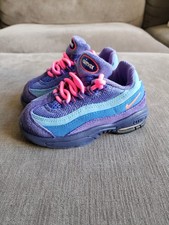 RARE Size 7C - Nike AIR MAX 95 Ultramarine Solar Red Toddler Kids 311525-464