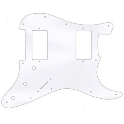 Fender 2010-On Made In Mexico Blacktop Stratocaster HH Clear Acrylic