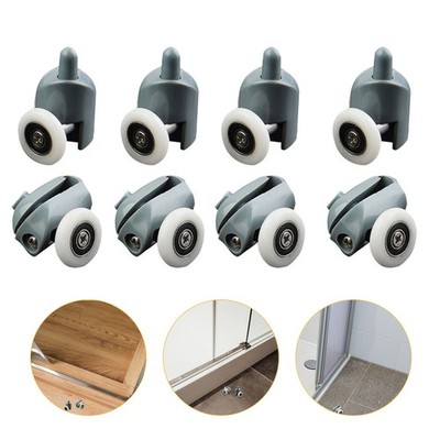 20 Pcs Shower Door Replacement Rollers 25 mm Diameter Upper and Bottom Wheels