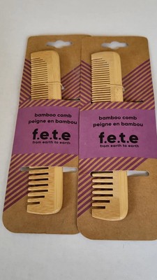 F.E.T.E. Bamboo Fine Tooth Comb From Earth To Earth