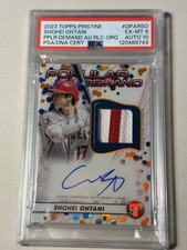 2023 Topps Pristine - Popular Demand Autograph Relics Shohei Ohtani Orange /25  
