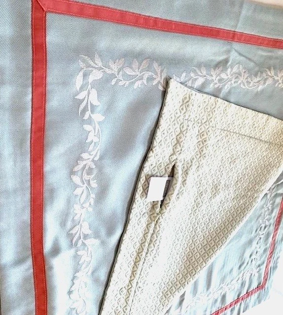 Croscill Pillow Shams 绗缝丝带 Regency Estate 豪华 26x26 罕见 复古 — 第 2/4 张图片