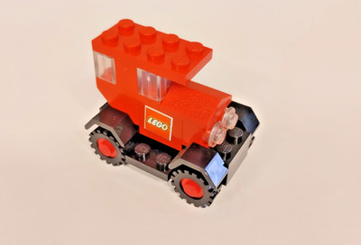 LEGO Promotional Miniland ''Red Lego Car'' Display VERY RARE GLUED 1973