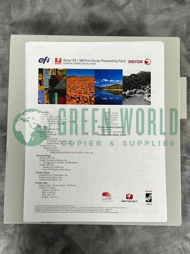 Xerox EX-i 180 Print Server Fiery Controller 2PA