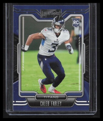 CALEB FARLEY 2021 Panini Playbook Football Rookie
