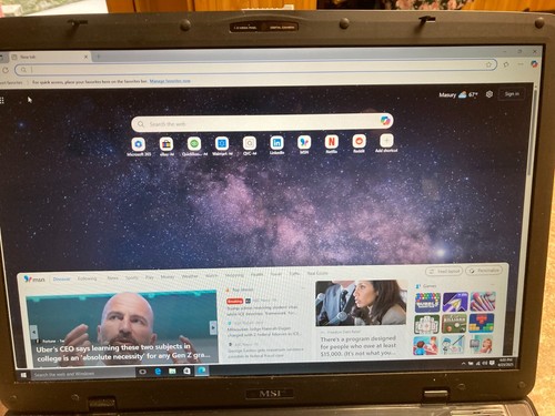 MSI GX700 Core Duo t8300 2.4gh 500g HD Win 10 - Picture 2 of 12