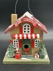 Christmas Bird House Xmas Wreath Door Christmas Bird House World Bazaars Inc