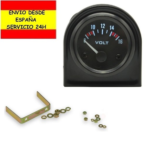 Marcador de Voltaje de la Batería del Coche Universal Voltímetro con luz | eBay