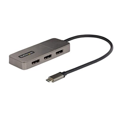 StarTech.com USB-C to Triple Displayport MST Hub For 3x 4K 60HZ Displays | DP 1.