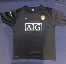 Nike Manchester United 2008-2009 train shirt black AIG size XL