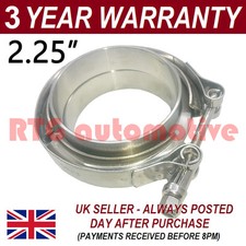 V-band Clamp Flanges Complete Stainless Steel Exhaust Turbo Hose 2.25 57mm V-band Clamp Flanges Complete Stainless Steel Exhaust Turbo Hose 2.25 57mm