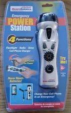 Ready America Emergency Power Station Flashlight Phone Charger Radio NEW