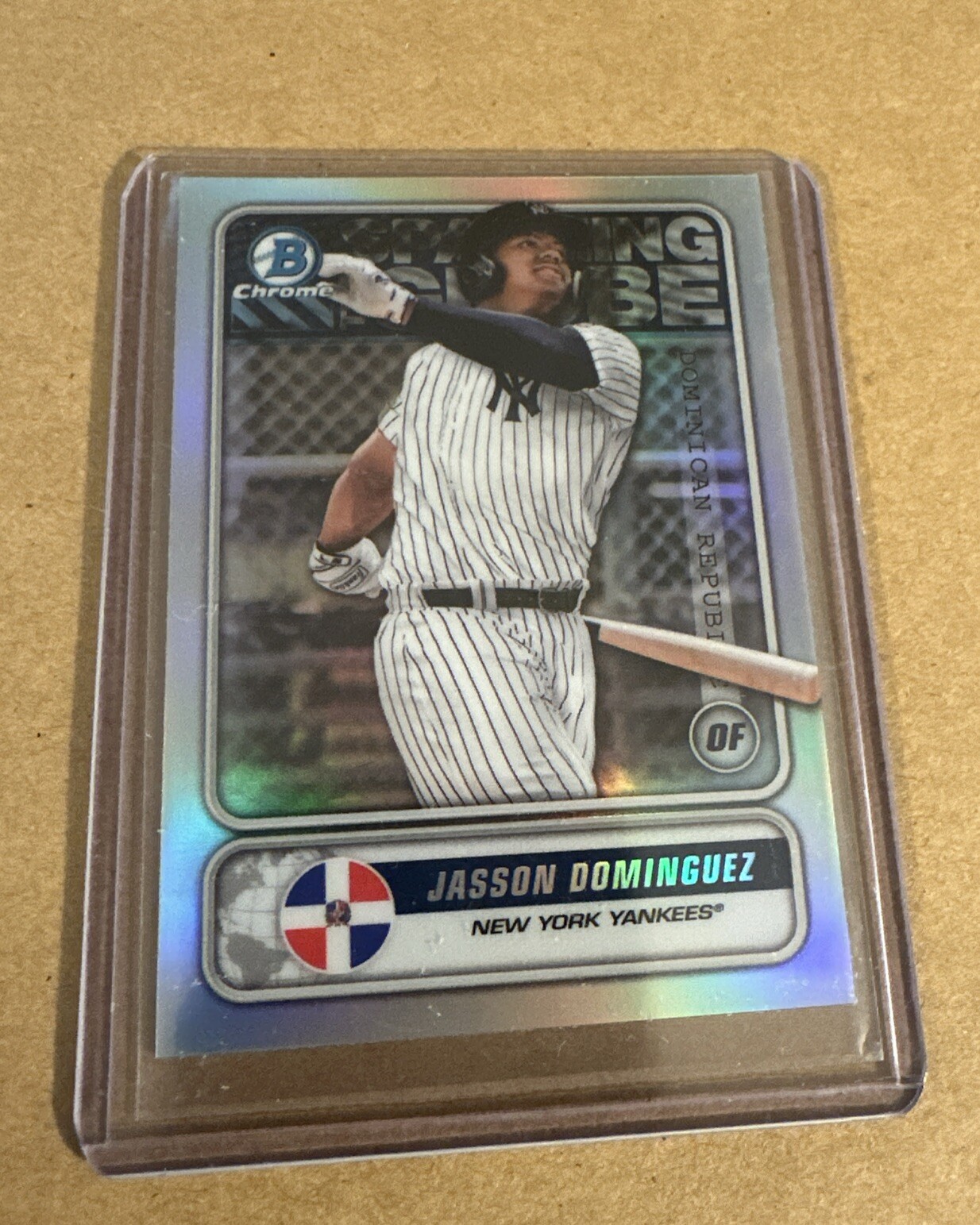 Jasson Dominguez 2020 Bowman Chrome Spanning the Globe RC Yankees #1 Prospect