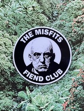 Aleister Crowley Misfits Fiend Club Sticker Punk Occult Magick Art