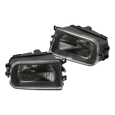 Pair Front Bumper Fog Light Lamps Without Bulbs For BMW E39 5-Serise 1995-98 US