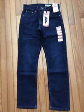 New Wrangler Five Star Premium Athletic Fit Relaxed Jeans Size 28 x 30 Dark (TB1