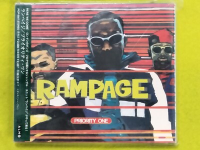 Priority One by Rampage (CD, 1995, Almo Sounds) RARE JAPANESE IMPORT OBI NOS