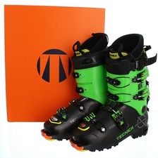 TECNICA Men's Zero G Tour Scout Ski Boot 120 Flex Hiking Touring Black/Green