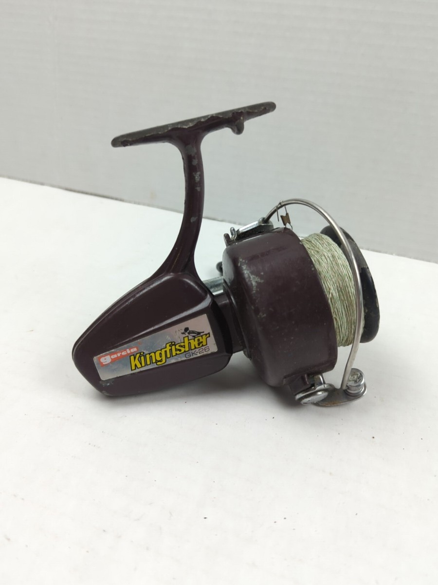 Vintage Garcia Kingfisher GK-26 Large Action Spinning Reel Vintage Garcia Kingfisher GK-26 Large Action Spinning Reel